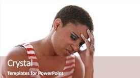  Presentation with ophthalmology african american models - Amazing PPT theme having view of monastery and mouse island on corfu greece note soft focus at 100 best at smaller sizes backdrop and a light blue colored foreground