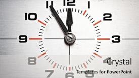  Presentation with dust - Cool new presentation with closeup of old industrial clockface backdrop and a light gray colored foreground