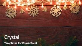  Presentation with chinese new years - Presentation with perimeter - photo of new year's wooden background and a wine colored foreground