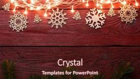  Presentation with chinese new years - Theme having perimeter - picture of new year's wooden background and a wine colored foreground