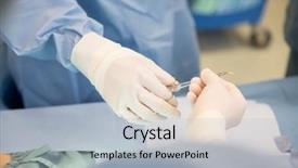  Presentation with surgical nursing - Slide deck having perioperative nursing - cropped image surgeons passing surgical background and a light gray colored foreground