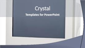  Presentation with monitor computer - Amazing PPT theme having pc peripherals - vintage crt computer monitor backdrop and a light gray colored foreground