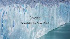  Presentation with glacier - PPT layouts having perito-moreno-glacier-in-argentina background and a light blue colored foreground