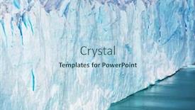  Presentation with glacier - Slides having perito-moreno-glacier-in-argentina background and a sky blue colored foreground