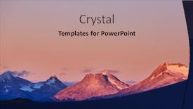  Presentation with national - Slide deck with perito-moreno-national-park-patagonia background and a mint green colored foreground