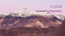  Presentation with national - Slide set having perito-moreno-national-park-patagonia background and a sky blue colored foreground