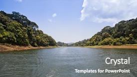  Presentation with forest - Audience pleasing slide deck consisting of periyar national park kerala india backdrop and a  colored foreground