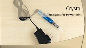  Presentation with tattoo - Presentation theme consisting of permanant motor - machine for permanent make up background and a  colored foreground