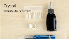  Presentation with black ink - Amazing slide set having permanant motor - machine for permanent make up backdrop and a  colored foreground