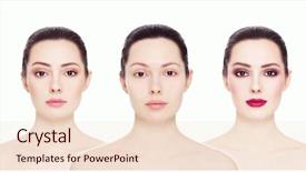  Presentation with three for one - Slide set having permanent - conceptual collage with three images background and a lemonade colored foreground