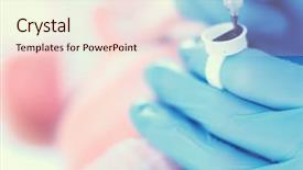  Presentation with beauty makeup - Theme featuring permanent makeup for eyebrows closeup background and a lemonade colored foreground