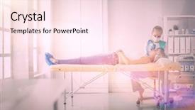  Presentation with makeup brushes and make up - Theme enhanced with permanent makeup for eyebrows closeup background and a  colored foreground