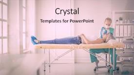  Presentation with brow - Amazing PPT theme having permanent makeup for eyebrows closeup backdrop and a  colored foreground