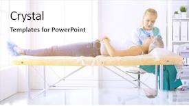  Presentation with beauty makeup - PPT layouts enhanced with permanent makeup for eyebrows closeup background and a  colored foreground