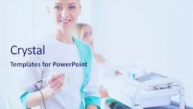  Presentation with beauty makeup - Slide set with permanent makeup for eyebrows closeup background and a  colored foreground