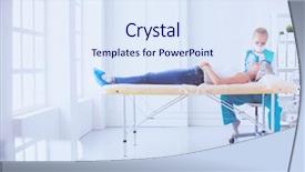  Presentation with brow - Colorful presentation design enhanced with permanent makeup for eyebrows closeup backdrop and a  colored foreground