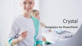  Presentation with brow - Cool new PPT layouts with permanent makeup for eyebrows closeup backdrop and a white colored foreground