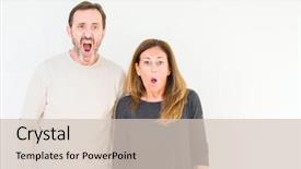  Presentation with love - Slides consisting of perplex - beautiful middle age couple background and a soft green colored foreground