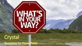  Presentation with way - Slides featuring perseverance - what's in your way written background and a tawny brown colored foreground