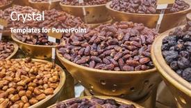  Presentation with turkey - Beautiful presentation design featuring persian culture - various types of dried dates backdrop and a red colored foreground