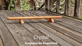  Presentation with persian - PPT theme featuring persian-shena-push-up-board background and a gray colored foreground