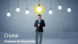  Presentation with space - Cool new theme with person confused white background - handsome businessman in an empty backdrop and a seafoam green colored foreground