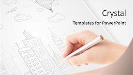  Presentation with sketch urbanism - Amazing slides having portrait of a happy smiling man in eyeglasses reading book and holding cup of coffee isolated on a black wooden background backdrop and a dark gray colored foreground