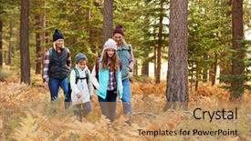  Presentation with california - Beautiful theme featuring person falls down - family hiking through forest california backdrop and a  colored foreground