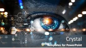  Presentation with scanning - Slide deck consisting of person-identification-and-scanning-mixed background and a ocean colored foreground