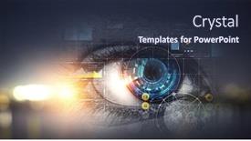  Presentation with scanning - Slides enhanced with person-identification-and-scanning-mixed background and a tawny brown colored foreground