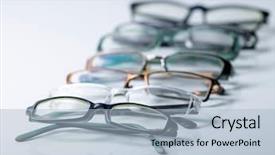  Presentation with visual impairment - Slides featuring person with visual impairment background and a light blue colored foreground