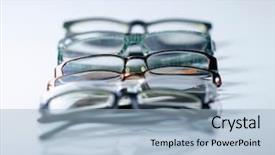  Presentation with visual impairment - Presentation enhanced with person with visual impairment background and a light blue colored foreground