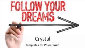  Presentation with action plan - Amazing slide set having personal action plan - hand with marker writing follow backdrop and a white colored foreground