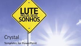  Presentation with fight for equality - Slides consisting of personal action plan - lute pelos seus sonhos background and a light blue colored foreground