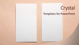  Presentation with business cards - Slides enhanced with personal brand template - blank business cards on color background and a lemonade colored foreground