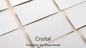  Presentation with business cards - Presentation theme featuring personal brand template - blank business cards on light background and a  colored foreground