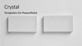  Presentation with business cards - Audience pleasing theme consisting of personal brand template - mock up of business cards backdrop and a light gray colored foreground