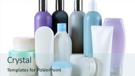  Presentation with cosmetics beauty cosmetic white - Amazing PPT layouts having personal care products - group of cosmetic bottles isolated backdrop and a lemonade colored foreground