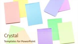  Presentation with diary - Presentation design having personal diary - color pages of notebook background and a cream colored foreground