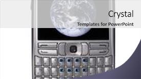  Presentation with nasa - PPT layouts enhanced with personal digital assistant with nasa earth planet image on the screen background and a white colored foreground