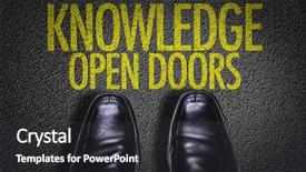  Presentation with knowledge - Amazing theme having personal effectiveness - top view of business shoes backdrop and a dark gray colored foreground