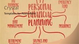  Presentation with mind - Slide set enhanced with personal-financial-planning-infographics background and a coral colored foreground
