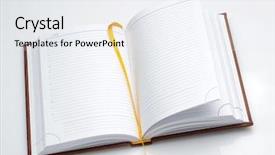  Presentation with personal - Audience pleasing presentation theme consisting of personal organizer backdrop and a sky blue colored foreground