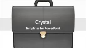  Presentation with black business - Presentation design with personal portfolio - black business briefcase isolated background and a  colored foreground