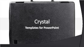  Presentation with case - Amazing slide set having personal portfolio - black plastic case isolated backdrop and a dark gray colored foreground
