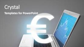  Presentation with notebook - Audience pleasing presentation theme consisting of personal presentation - notebook laptop front view backdrop and a  colored foreground