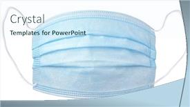  Presentation with medical ppe - Slides with personal-protective-equipment-ppe-medical background and a cool aqua colored foreground