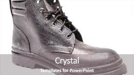  Presentation with safety ppe - Beautiful slide deck featuring personal protective equipment ppe backdrop and a gray colored foreground