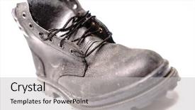  Presentation with personal protective equipment - Amazing PPT theme having personal protective equipment ppe backdrop and a light gray colored foreground