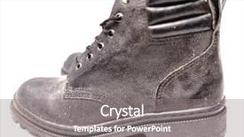  Presentation with personal protective equipment - Beautiful PPT theme featuring personal protective equipment ppe backdrop and a gray colored foreground